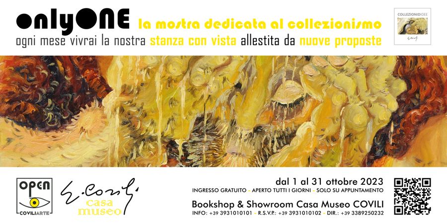 ONLYONE: la mostra dedicata al collezionismo di GINO COVILI - dal 1 al 31 ottobre 2023