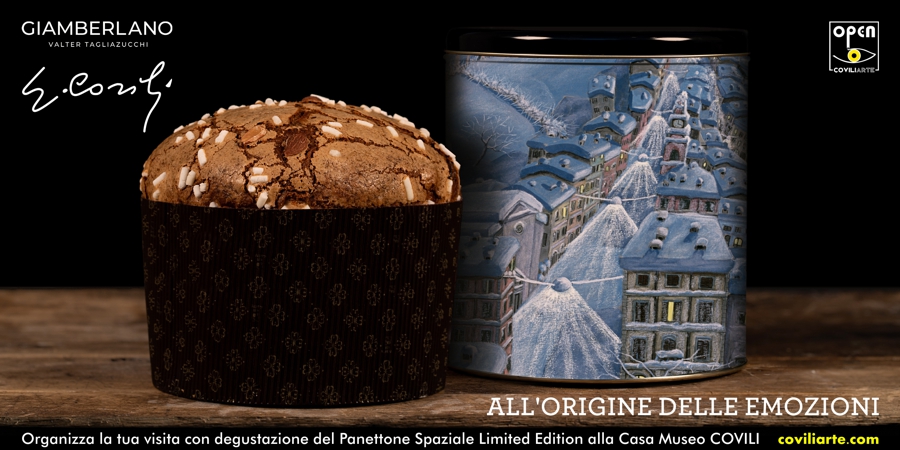 ALL'ORIGINE DELLE EMOZIONI = Organizza la tua visita con degustazione del Panettone Spaziale Limited Edition alla Casa Museo COVILI 