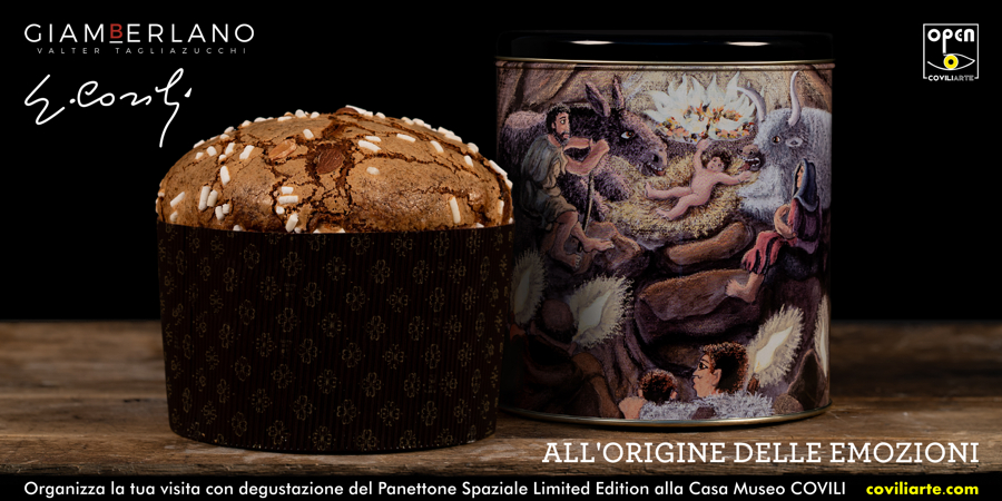 ALL'ORIGINE DELLE EMOZIONI = Organizza la tua visita con degustazione del Panettone Spaziale Limited Edition alla Casa Museo COVILI 