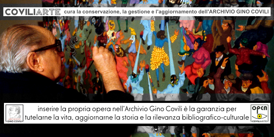 COVILIARTE CURA LA CONSERVAZIONE, LA GESTIONE E L'AGGIORNAMENTO DELL'ARCHIVIO GINO COVILI