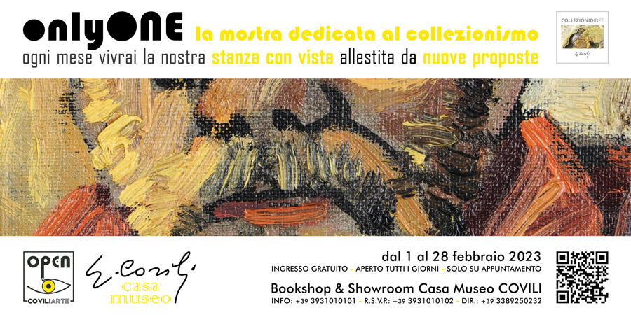 ONLYONE: la mostra dedicata al collezionismo di GINO COVILI - dal 1 al 28 febbraio 2023