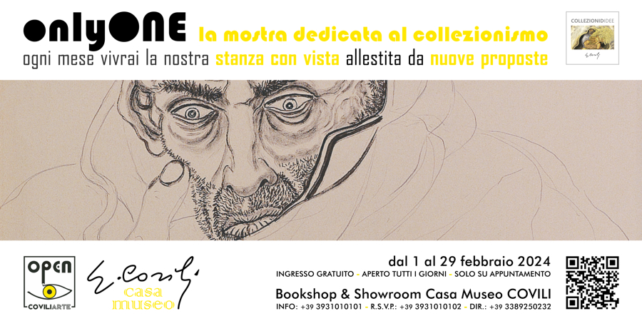 ONLYONE: la mostra dedicata al collezionismo di GINO COVILI - dal 1 al 29 febbraio 2024