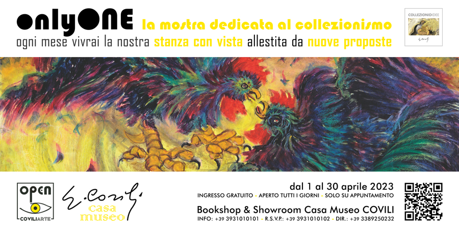 ONLYONE: la mostra dedicata al collezionismo di GINO COVILI - dal 1 al 30 aprile 2023