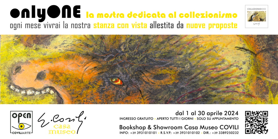 ONLYONE: la mostra dedicata al collezionismo di GINO COVILI - dal 1 al 30 aprile 2024