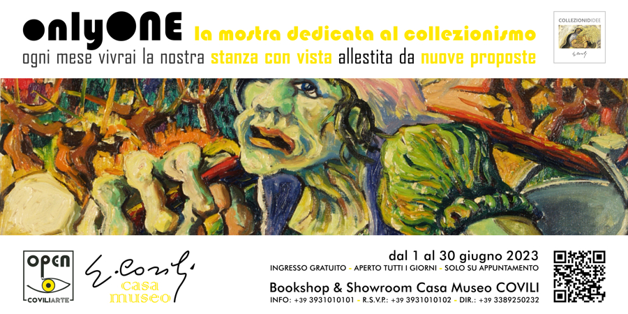 ONLYONE: la mostra dedicata al collezionismo di GINO COVILI - dal 1 al 30 giugno 2023
