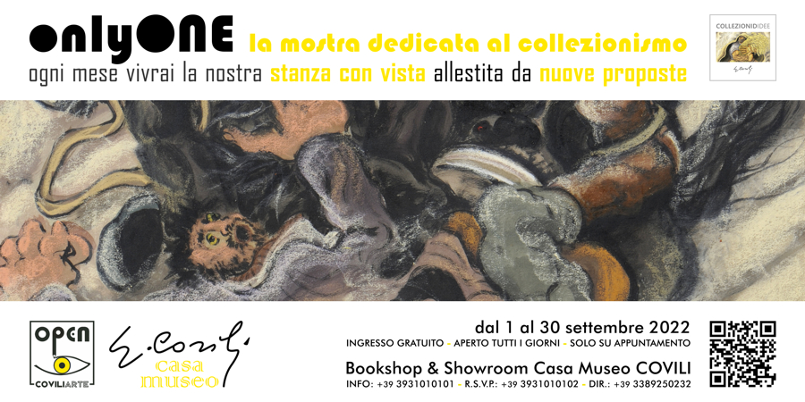 ONLYONE: la mostra dedicata al collezionismo di GINO COVILI - dal 1 al 30 settembre 2022
