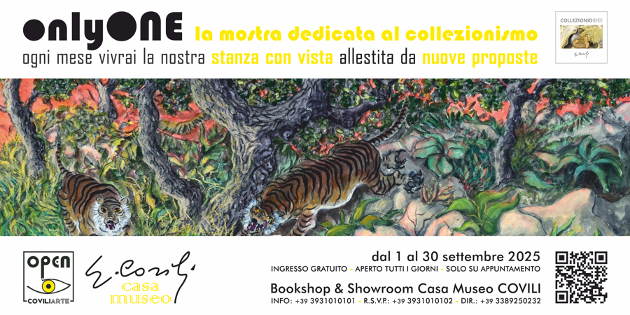 ONLYONE: la mostra dedicata al collezionismo di GINO COVILI - dal 1 al 30 settembre 2025