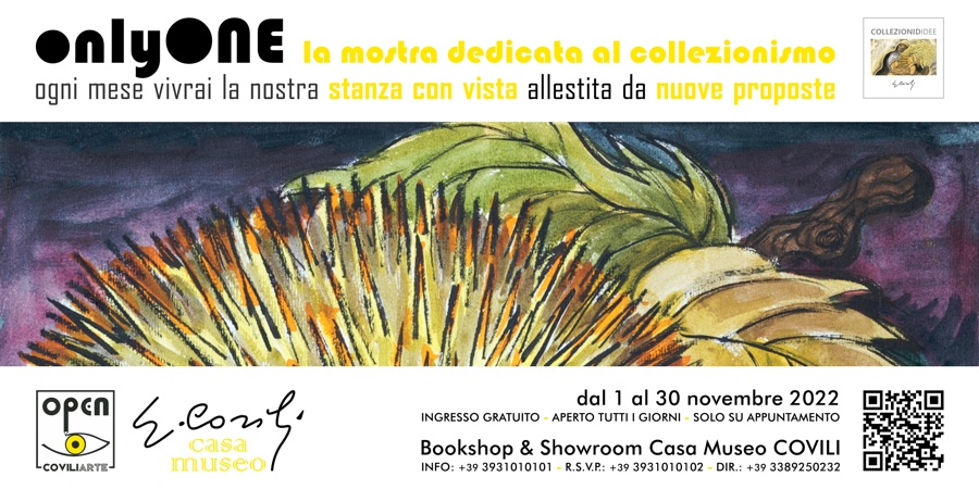 ONLYONE: la mostra dedicata al collezionismo di GINO COVILI - dal 1 al 30 novembre 2022
