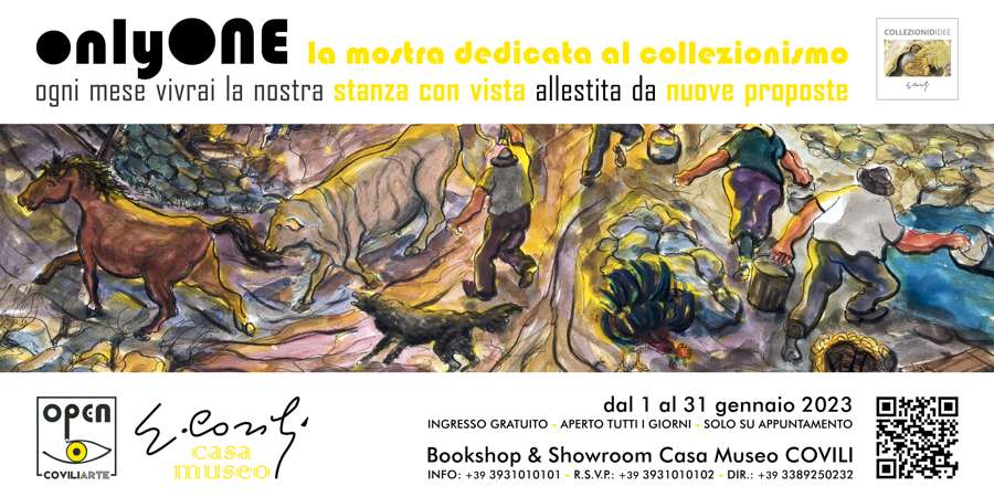 ONLYONE: la mostra dedicata al collezionismo di GINO COVILI - dal 1 al 31 gennaio 2023