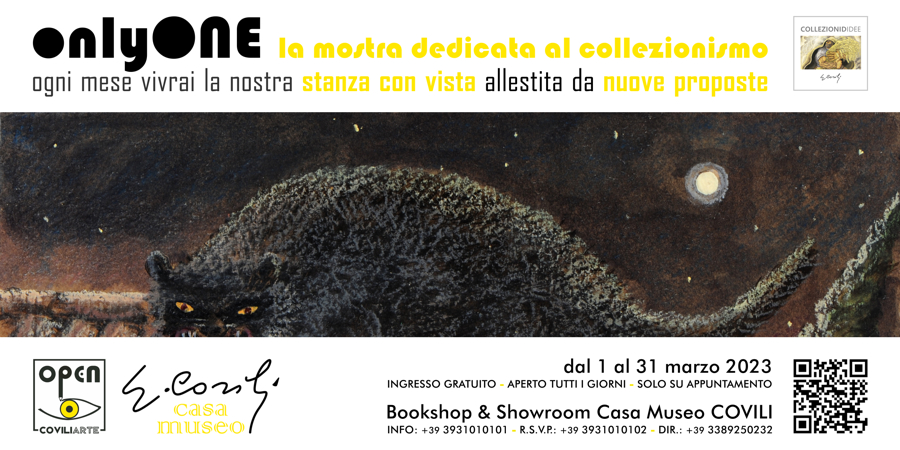 ONLYONE: la mostra dedicata al collezionismo di GINO COVILI - dal 1 al 31 marzo 2023