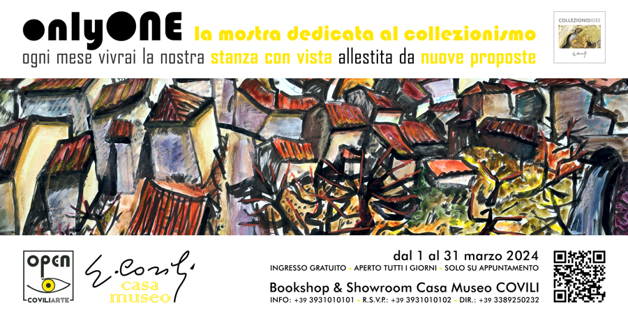 ONLYONE: la mostra dedicata al collezionismo di GINO COVILI - dal 1 al 31 marzo 2024