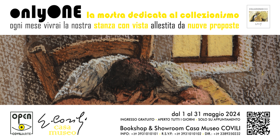 ONLYONE: la mostra dedicata al collezionismo di GINO COVILI - dal 1 al 31 maggio 2024