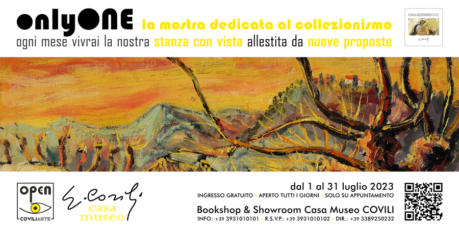 ONLYONE: la mostra dedicata al collezionismo di GINO COVILI - dal 1 al 31 luglio 2023