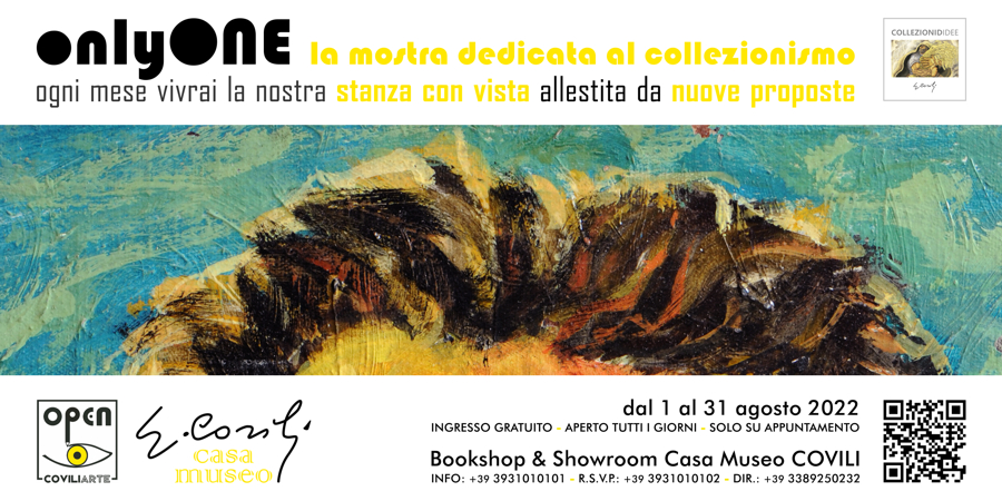 ONLYONE: la mostra dedicata al collezionismo di GINO COVILI - dal 1 al 31 agosto 2022