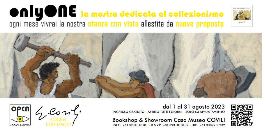 ONLYONE: la mostra dedicata al collezionismo di GINO COVILI - dal 1 al 31 agosto 2023