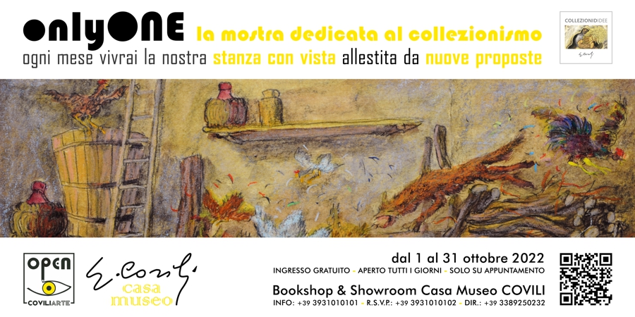 ONLYONE: la mostra dedicata al collezionismo di GINO COVILI - dal 1 al 31 ottobre 2022