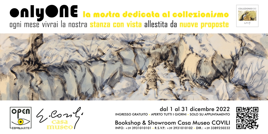 ONLYONE: la mostra dedicata al collezionismo di GINO COVILI - dal 1 al 31 dicembre 2022