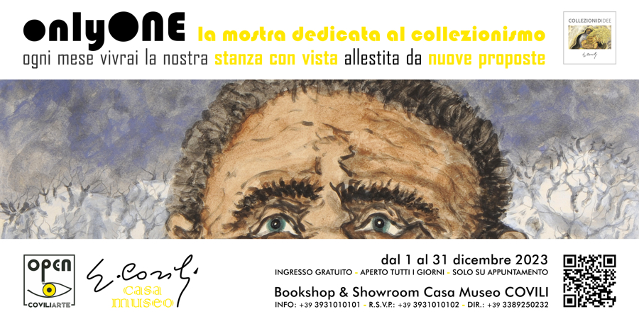ONLYONE: la mostra dedicata al collezionismo di GINO COVILI - dal 1 al 31 dicembre 2023