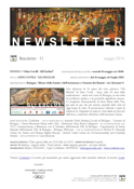 NEWSLETTER 11 - MAGGIO 2014