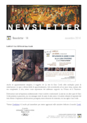 NEWSLETTER 14 - NOVEMBRE 2014