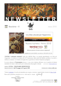 NEWSLETTER 41 - MARZO 2018