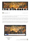 NEWSLETTER 47 - NOVEMBRE 2018