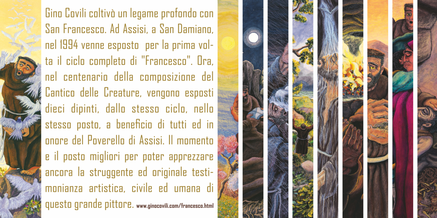 GINO COVILI - IL GRIDO DELLE CREATURE | Programma Iniziative a San Damiano di Assisi
